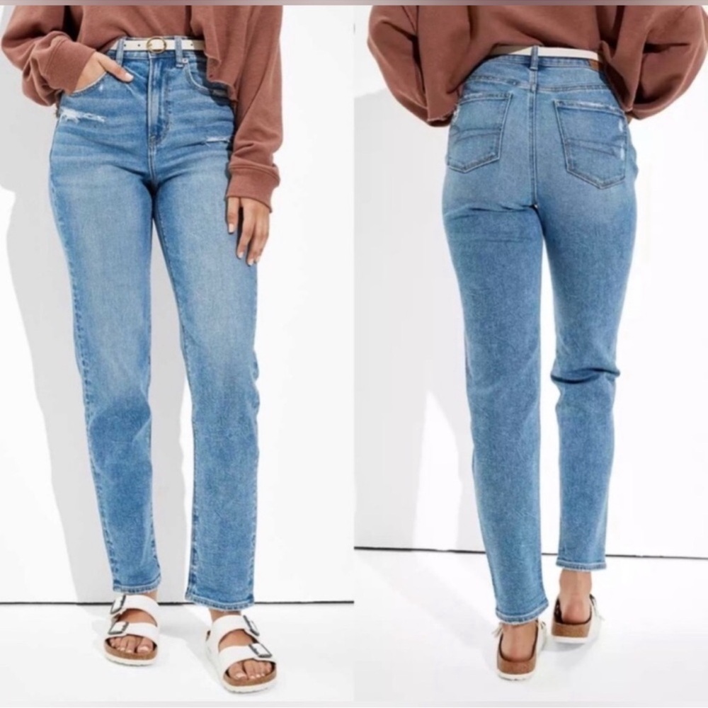 American Eagle Mom Straight Jean Size 4